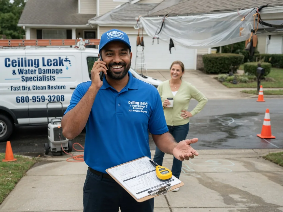 Ceiling Leak Cleanup Gleason, TN FAQs